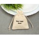 Personalized Cotton Pouch With Drawstring For Jewelry Packaging, Wedding Favor Bags, Jewelry Bag