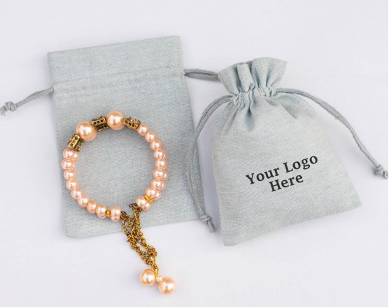 100 Pcs Pack Personalized Jewelry Pouchescustom Bracelet Bags 