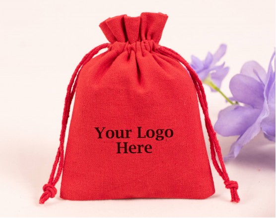 Personalized Cute Small Size Drawstring Tote Colored Cotton Pouch for  jewelry - China Cotton Pouch and Jewelry Pouch price