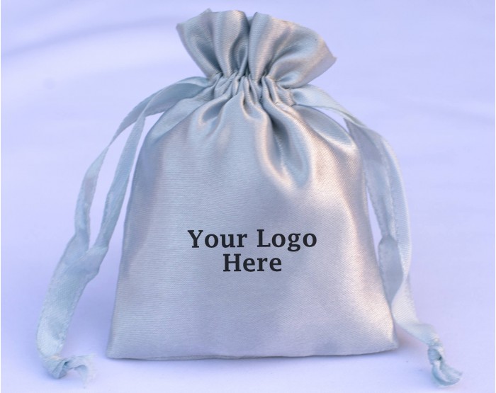 satin potlis/bags - Printed Satin Pouches Manufacturer from Ghaziabad