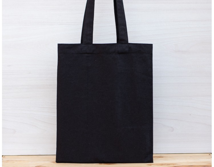 Pack of 25 Black Cotton Tote Bags