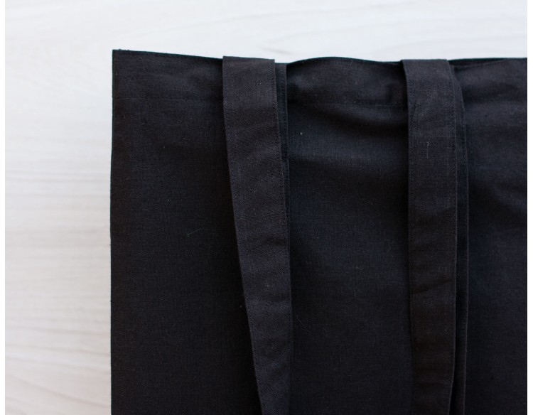 Pack of 25 Black Cotton Tote Bags