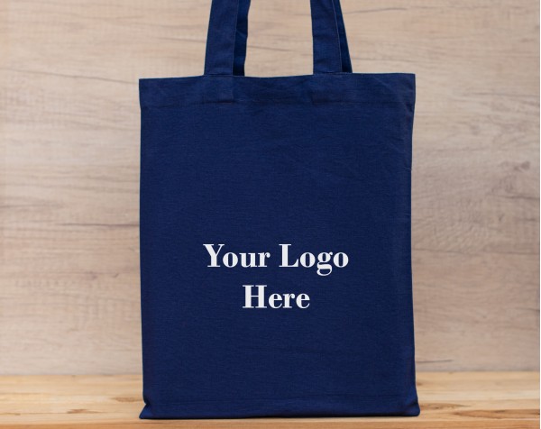 Pack Of 25 Blue Tote Bag - Women Shoulder Bag, Promotional Bag With Logo