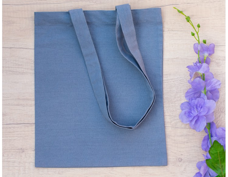 Pack of 25 Blueish Grey Cotton Tote Bags