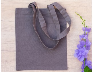 Pack of 25 Gray Cotton Tote Promotional Bags