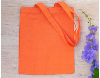 Pack of 25 Orange Cotton Tote Bags