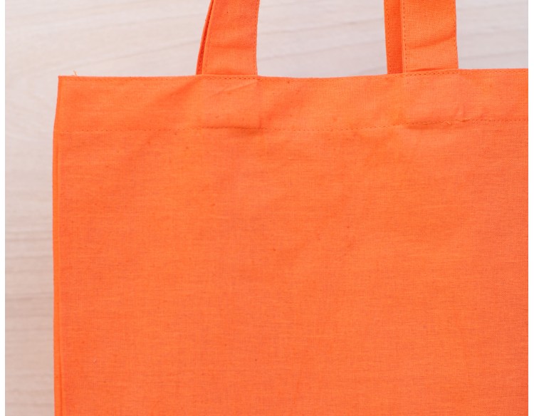 Pack of 25 Orange Cotton Tote Bags