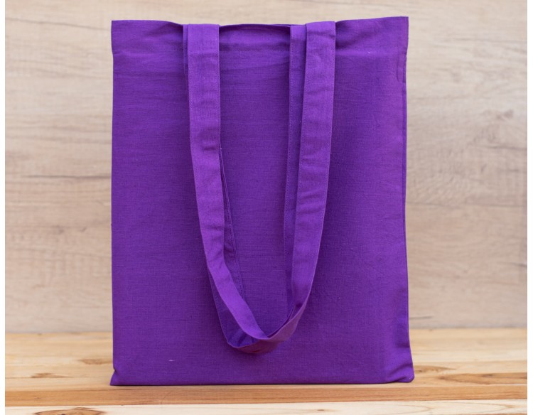 Set Of 25 Purple Tote Bag, Shoulder Bag, Customizable Brand Logo