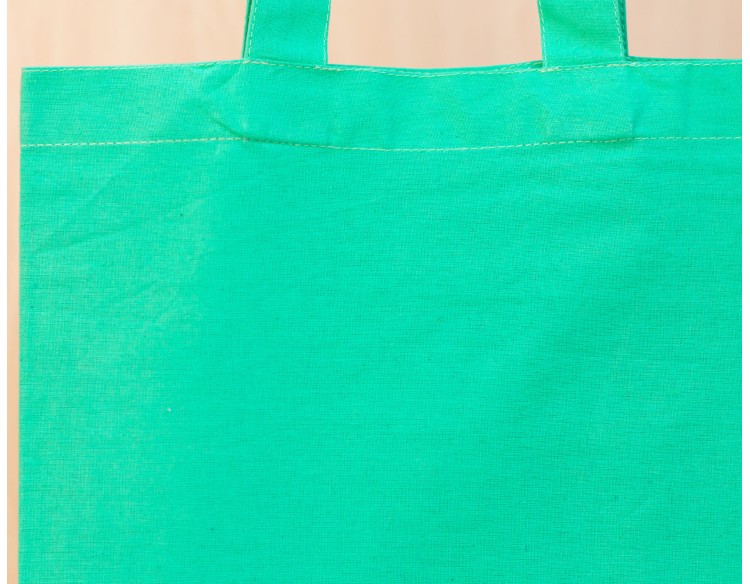 Pack of 25 Sea Green Cotton Tote Bags