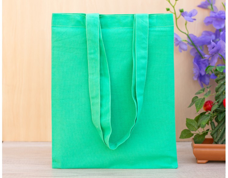 Pack of 25 Sea Green Cotton Tote Bags