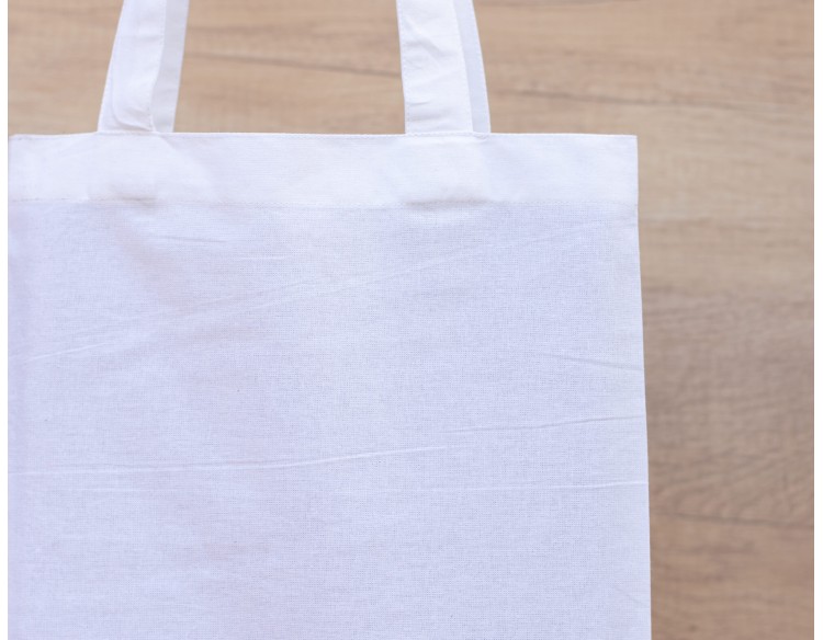 Set Of 25 White Cotton Tote Bags - Eco Friendly Customizable Bags With Logo