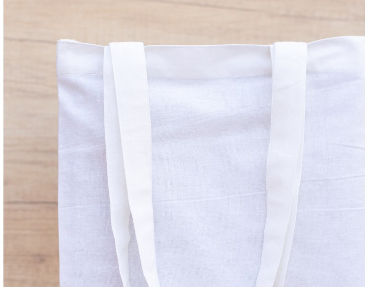 Set Of 25 White Cotton Tote Bags - Eco Friendly Customizable Bags With Logo