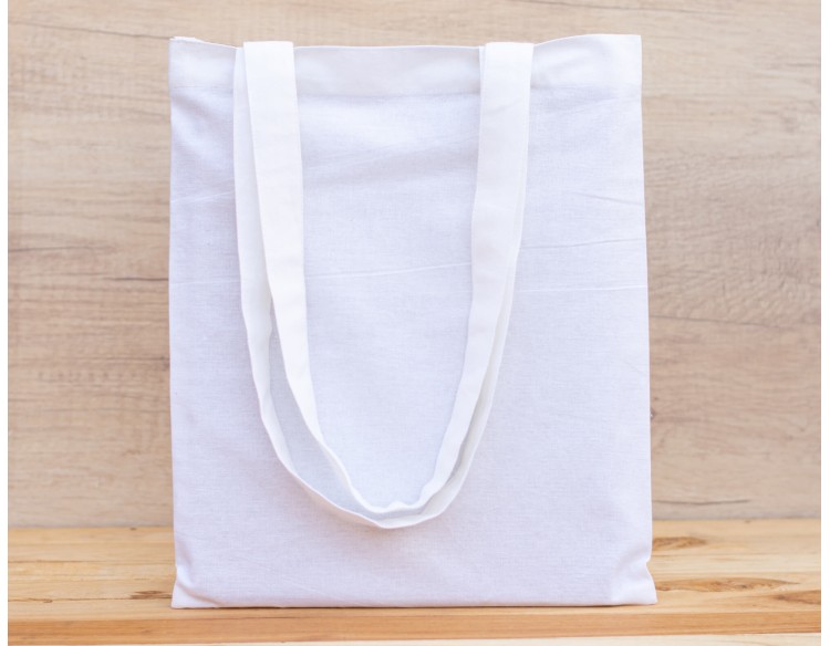 Set Of 25 White Cotton Tote Bags - Eco Friendly Customizable Bags With Logo