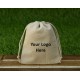 Eco Friendly Personalized Cotton Pouch With Drawstring For Jewellery Packaging, Wedding Favor Bags